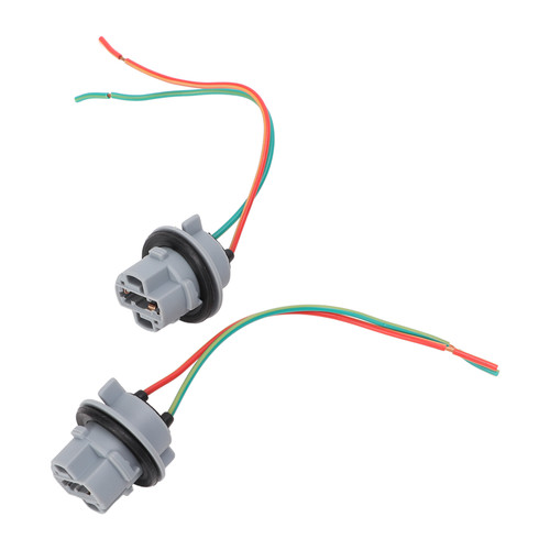 2pcs Headlight Connector Reliable Durable Stable Compact Portable Easy Replaceable LED Adapter for Bicycles