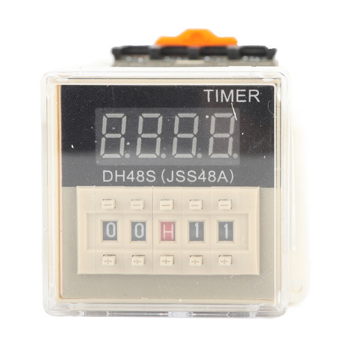 DH48S‑2Z  Digital Display Double Time Relay with Socket Base