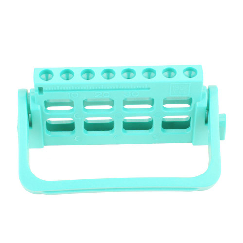8 Holes Dental Autoclavable  Dispenser Endodontic File Drill Stand Holder(green)
