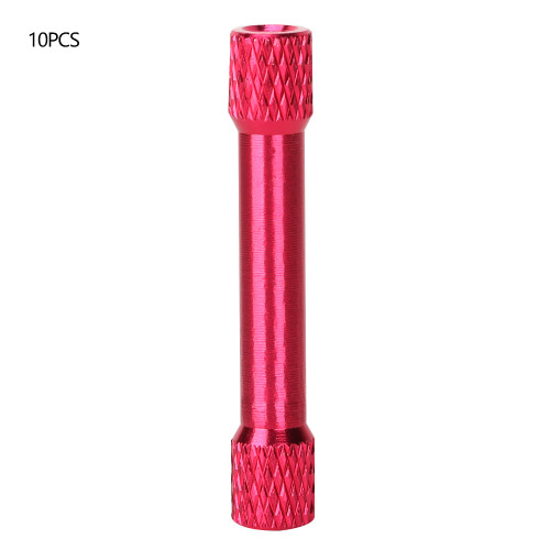 10 Pcs Standoff M3x35mm Anodized Aluminum Alloy Internal Thread Column Spacer for DronePeach