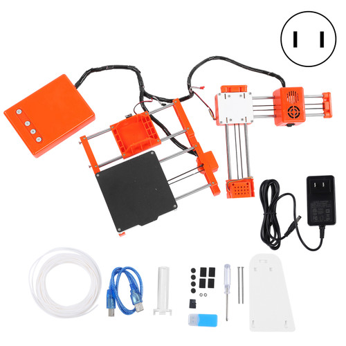 3D Printer X1 Mini Desktop Household 3D Printer Noiseless Educational 3D PrinterUS Plug 110‑240V