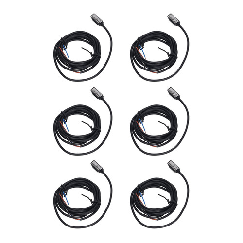 5PCS Magnetic Switch Sensor ABS Housing 100mA 2 Wire Normally Open Magnetic Sensor for Industry AC DC5‑240V
