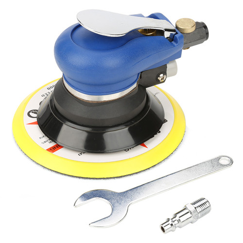 AT-980 5" Air Random Orbital Sander Round Polisher Pneumatic Hand Sanding Tool