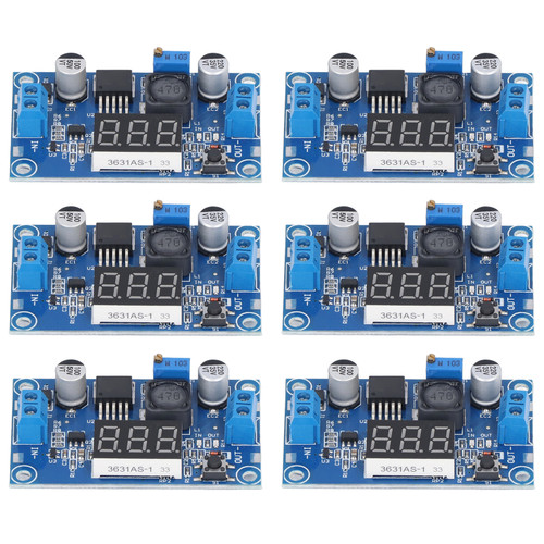6Pcs DC to DC Buck Converter Electronic Components Buck Voltage Regulator 4‑40V to 1.25‑37V
