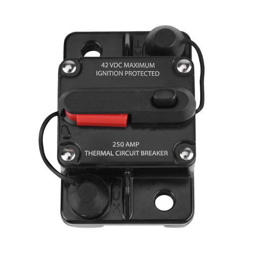 DC12V-42V Car Stereo Audio Inline Circuit Breaker Manual Reset(250A)