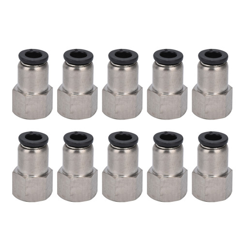 Female Straight Pneumatic Connecter Straight Pneumatic Quick Fitting Air Line Connector8-03