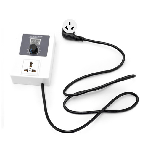 Voltage Regulator SCR Controller Control Switch AC 110‑240V 2000W for Speed Temperature AU Plug