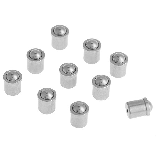 10pcs 304 Stainless Steel Push Fit Ball Spring Plunger 5mm*6mm Body