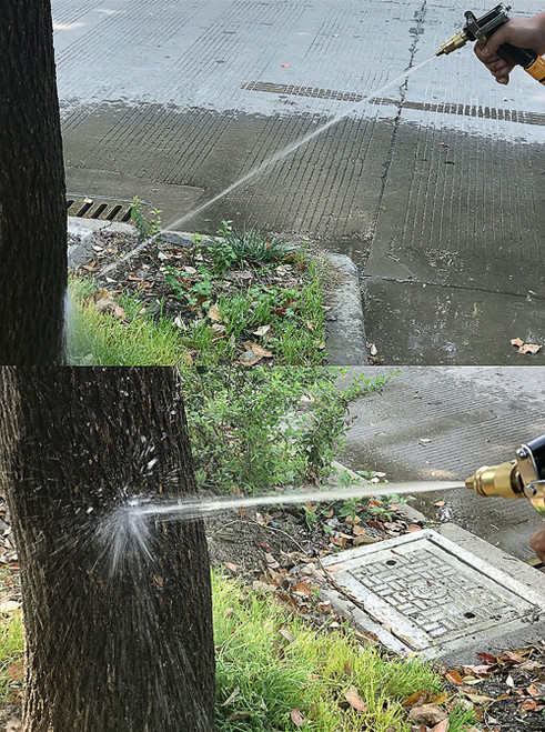 High-pressure Car Washing Water Gun,Household Car Washing Tools,Watering Flowers Water Pipe Water Gun,Nozzle Metal Car Washing Water Gun (Excluding Water Pipes)