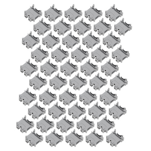 50pcs Terminal Block Stable Convenient Practical Die Casting General Ground Connector for Electrical Connection 800V