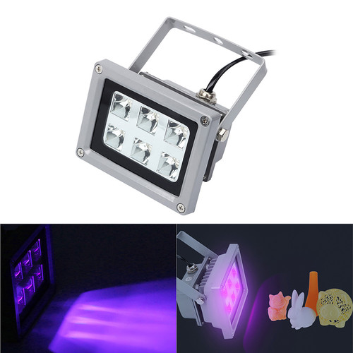 UV Resin Curing Light Lamp for SLA/DLP 3D Printer Accessories Solidify Photosensitive Resin 6pcs 405nm UV LED Lights with 60w Output Affect