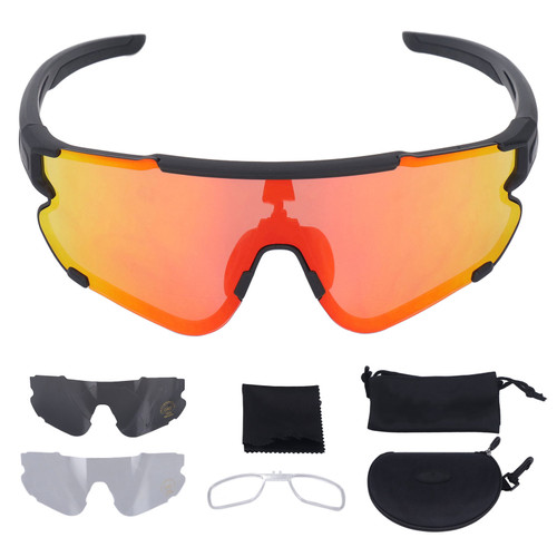 Removable Polarized Goggles with Lenses UV400 Protection Sunglasses for Outdoor Cycling Fishing