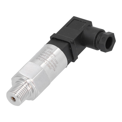 0232psi Pressure Transducer Sensor ASIC Technology AntiCorrosion AntiWear Pressure Transmitter NPT1/4 0-10V