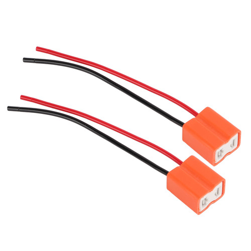 Adapter Cable H7‑2 H7 Ceramic Lamp Holder Car Light Plug Socket Adapter Cable Female Plug