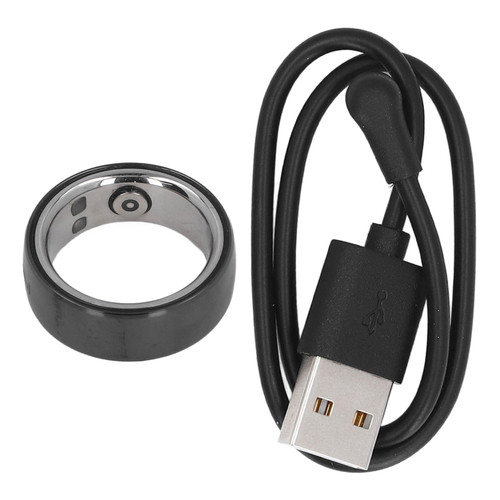 Smart Ring Health Tracker Step Counting Ceramic Surface Sleep Tracking Ring for Exercise