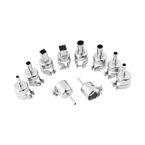 10pcs/Set Heat Gun Nozzles Kits For Hot Air Soldering Station Repair Tools