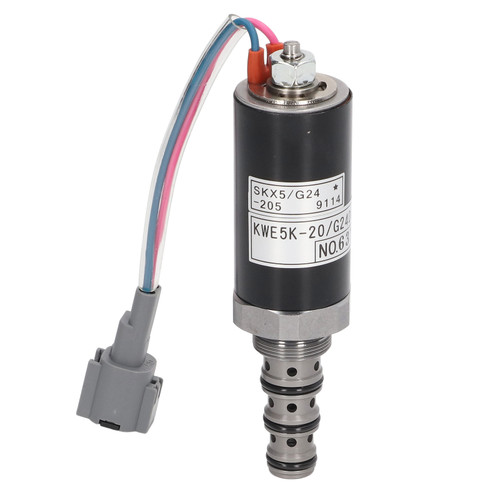 Safe Locking Solenoid Valve Alloy Steel Compact Size High Hardness Wearproof for KATO DH820 669 43000101