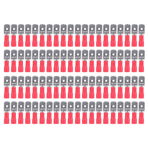 1000Pcs Crimp Terminals Male Insulated Large Load Spade Wire Electrical Connector Accessories