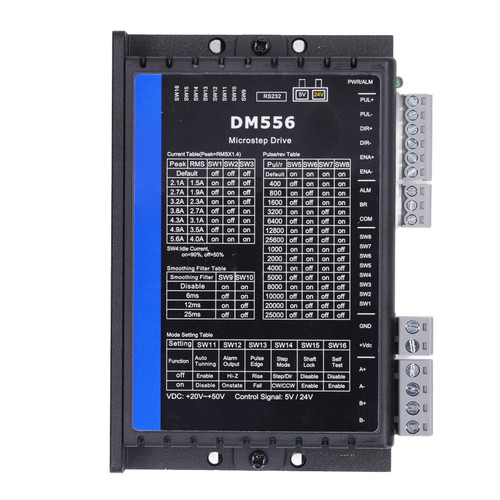 Digital Stepper Driver 2 Phase Stepper Motor Controller 8 Level Current 16 Subdivision 20‑50VDC