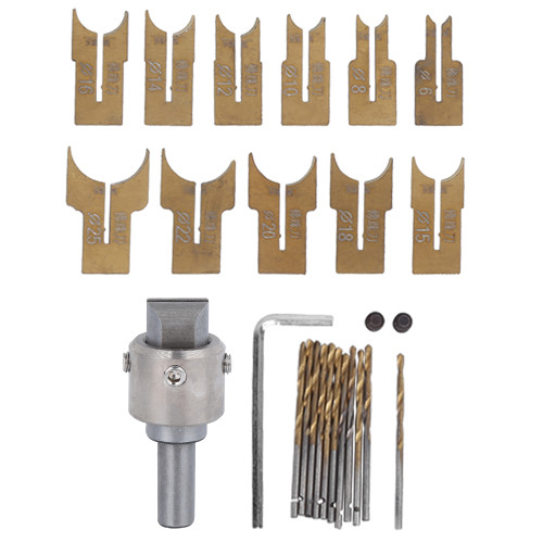 26PCs Router Bit Set Small Portable Woodworking Tool High Hardness Alloy Steel for Bead