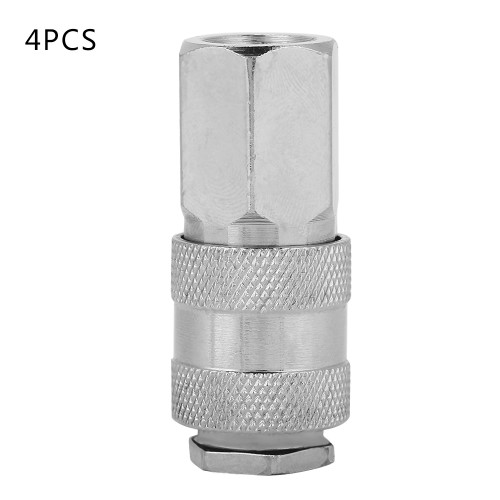 Female Thread Air Hose Pipe Fitting Coupling Connector Joint Adapter Fitting 1/4” BSPT (#02)