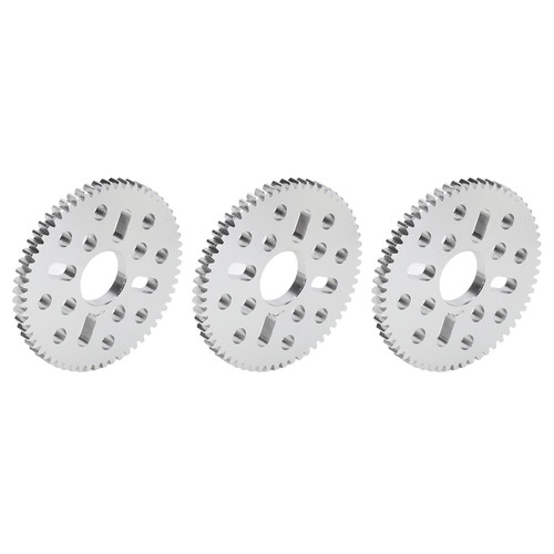 3Pcs Spur Gear Straight Tooth 4 Long Hole 12 Round Hole 0.8 Mod 14mm Center Hole 4mm Thickness4312‑0414‑0062