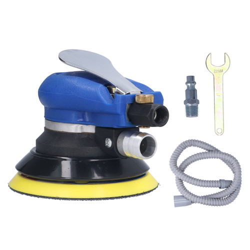 Air Sander Pneumatic Polisher Orbital Grinder 5in Vacuum for Polishing Sanding GrindingUS Plug
