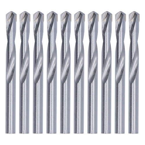 10Pcs Twist Drill Bit Straight Shank Tungsten Steel Engraving End Mill Bit Kit 8mm Diameter