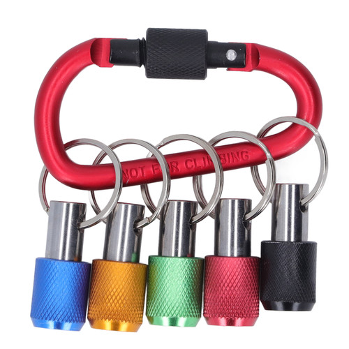 1/4in Hex Shank Bit ​Holder Screwdriver Fast Change Extension Bar with 5 Color Sockets