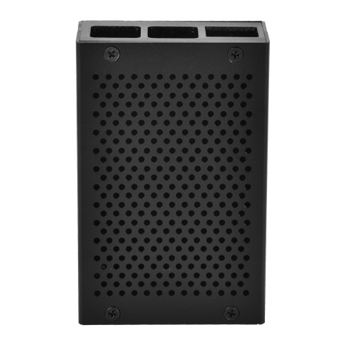 Aluminium Alloy Case Replacement Kit Fit for Raspberry Pi 3 Model B Compatible b  (Black)