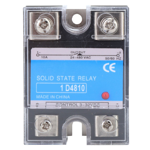 Solid State Relay 3-32VDC Input 24-480VAC Load DC AC SSR Electrical Equipments(BERM-1D 4810 )