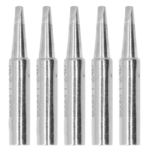 5Pcs Soldering Iron Tips BGA Station Tool Copper Welding Head Kit Hardware 900M SeriesFlat Type‑2.4D