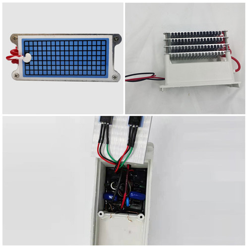 AC220V Ozone Generator Integrated  Ceramic Ozone Plate Washable Air Purifier for Bathroom Kitchen Living Room Remove Smoking Cooking Pets Odor 40,000mg/h