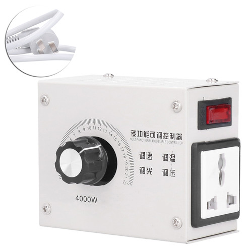 4000W SCR Voltage Regulator Dimmer High Power Electronic Thyristor Controller AC110/