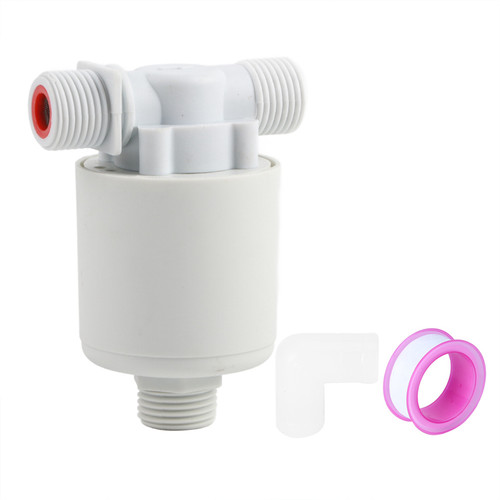 Floating Ball Valve Male Thread Inlet Tank Automatic Water Level Control Plastic G1/2in