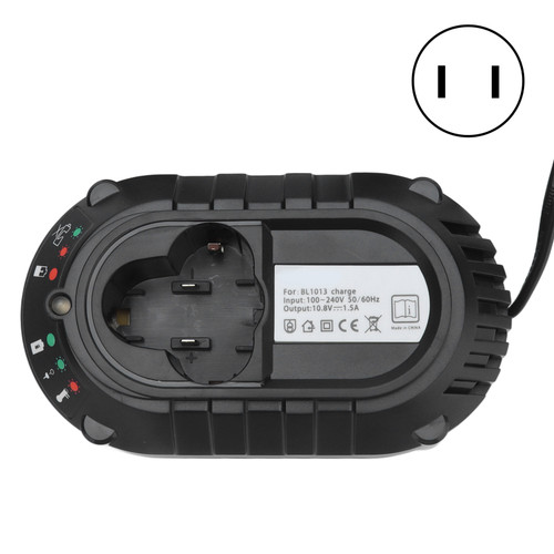 Lithium Battery Charger Smart Batteries Maintainer for BL1013 BL1014 10.8V/12V AC 100‑240VJP Plug