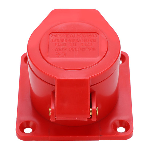 16A 4Pin Industrial Socket 3 Phase IP44 Waterproof Explosion Proof Concealed Installation 380-415V 3P+E