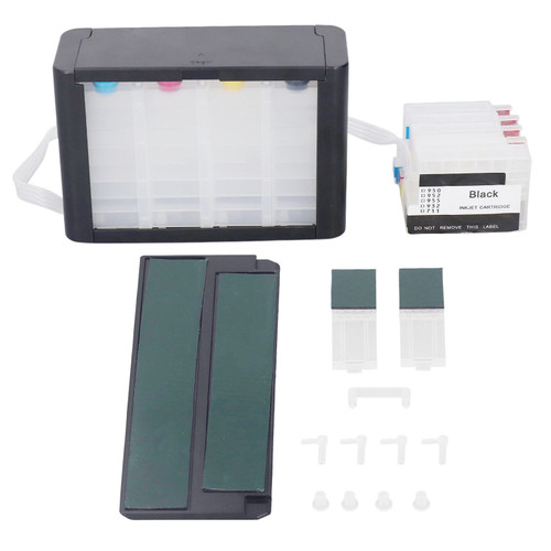 4 Color Refill Printer Ink Cartridge with Permanent Chip No Leakage Continuous Supply Ink Cartridge for HP 955