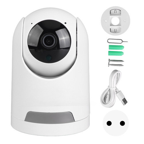 Wireless Security Camera 2MP Color Night Vision Smart WiFi Camera with Motion Detection Alarm 100‑240V EU Plug