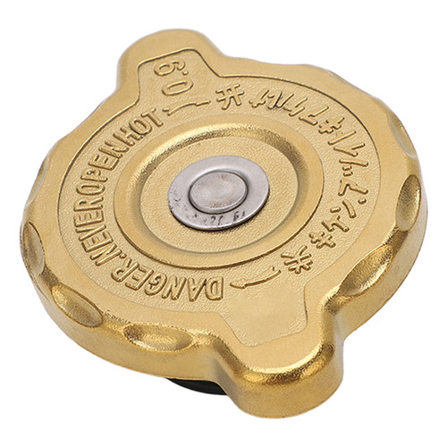 Diesel Fuel Tank Cover Aluminum Alloy Good Sealing Engine Water Tank Protection Cap for Excavator Loader Gold Middle