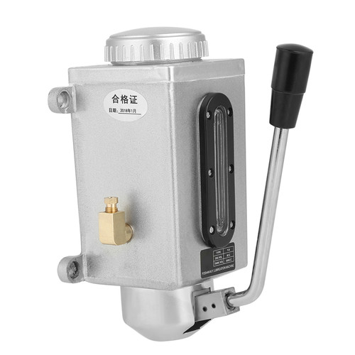 1pc Lubricating Manual Oil Pump Hand Lubrication 500CC CNC 4mm Double Outlet Port