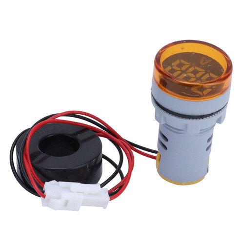 Digital Current Meter Universal Ammeter Signal Indicator Lamp Light AC 220V AD16‑22DSA