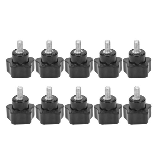 10Pcs M5x25x10 Clamping Handle Nut with FivePointed Star Handle Lathe Accessories