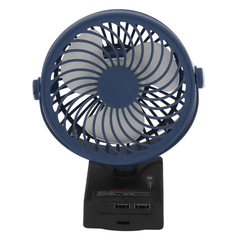 Lithium Battery Fan Cordless 2 Speeds Adjustable Angle Portable 21V for Camping Outdoor Travel