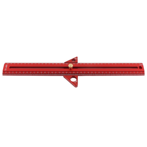 Woodworking T Track Ruler Multifunctional Aluminum Alloy Portable Wood Measuring Angle Ruler 40cm/15.7in