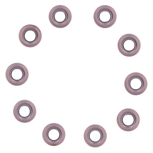 10Pcs Carbide Turning Inserts Indexable Coated for Wood Milling CNC Lathe Tools RDMT0802MOTN