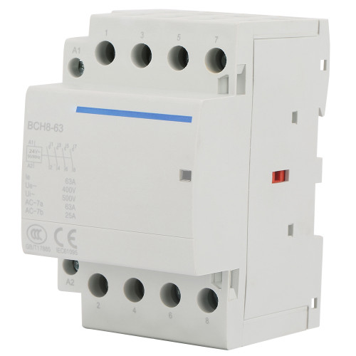 4P 63A 24V/ 50/60Hz Household AC Contactor 2NO2NC (24VAC)