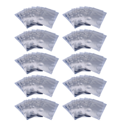 100Pcs/set 6x9cm Antistatic Resealable Pouch Storage Bag for Electronic Accessories