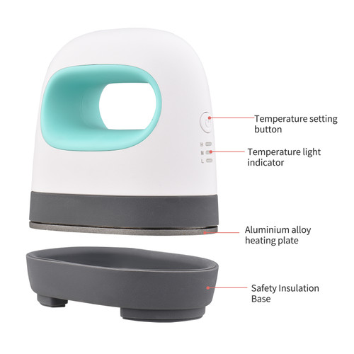 Mini Heat Press Machine T-Shirt Printing Easy Heating Transfer Press Iron Machines for Clothes Bags Hats Pads Blanket Leather Portable HTV Vinly Projects DIY Home Business