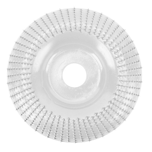 Wood Carving Disc Stable No Deformation Sturdy Construction Woodworking Grinding Plate Shaping Wheel Silver